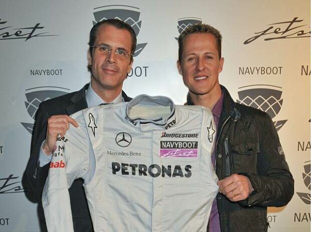 Titel-Bild zur News: Philippe Gaydoul und Michael Schumacher