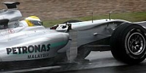 Rosberg-Bestzeit im Regen von Jerez
