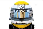 Der Helm von Nico Rosberg (Mercedes) 