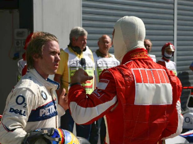 Nick Heidfeld und Michael Schumacher