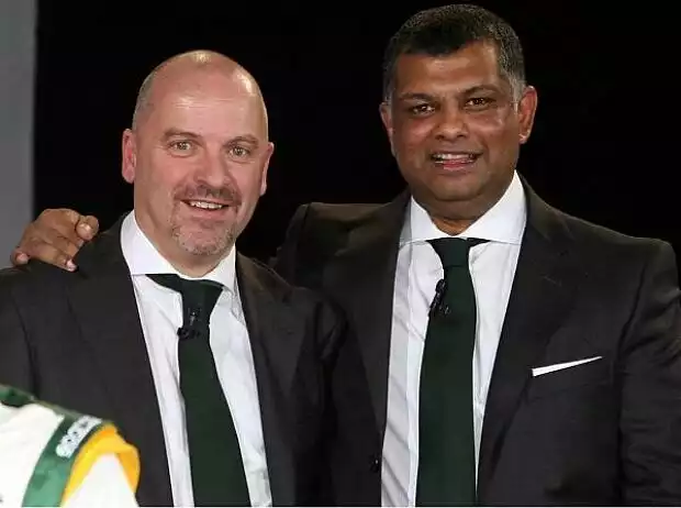 Mike Gascoyne und Tony Fernandes Titel-Bild zur News: Mike Gascoyne und Tony Fernandes