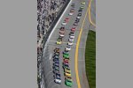 Start mit Carl Edwards und Kyle Busch  