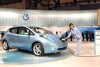 Bild zum Inhalt: Genfer Salon 2010: Nissans Leaf erstmals live in Europa