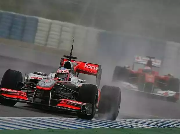Fernando Alonso, Jenson Button Titel-Bild zur News: Fernando Alonso, Jenson Button