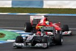Michael Schumacher (Mercedes) und Felipe Massa (Ferrari) 