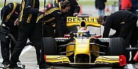 Bild zum Inhalt: Renault übt Boxenstopps mit Petrov