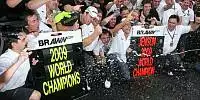 Ross Brawn (Teamchef), Rubens Barrichello, Jenson Button