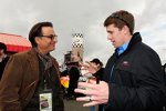 Carl Edwards (Roush) mit US-Schauspieler Andi Garcia