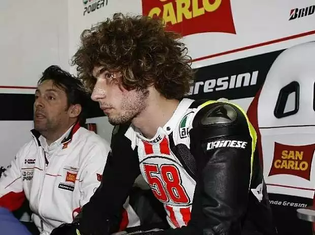 Marco Simoncelli Titel-Bild zur News: Marco Simoncelli