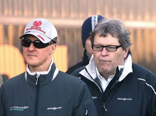 Michael Schumacher und Norbert Haug