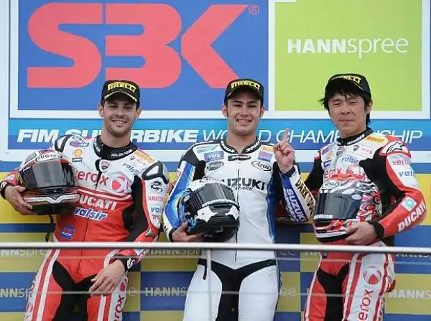 Michel Fabrizio, Leon Haslam, Noriyuki Haga Titel-Bild zur News: Michel Fabrizio, Leon Haslam, Noriyuki Haga