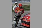 Jack-Man von Jamie McMurray nach dem Crash