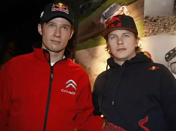 Sébastien Ogier, Kimi Räikkönen Titel-Bild zur News: Sébastien Ogier, Kimi Räikkönen