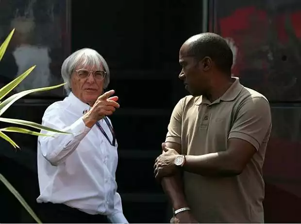 Bernie Ecclestone und Anthony Hamilton Titel-Bild zur News: Bernie Ecclestone und Anthony Hamilton