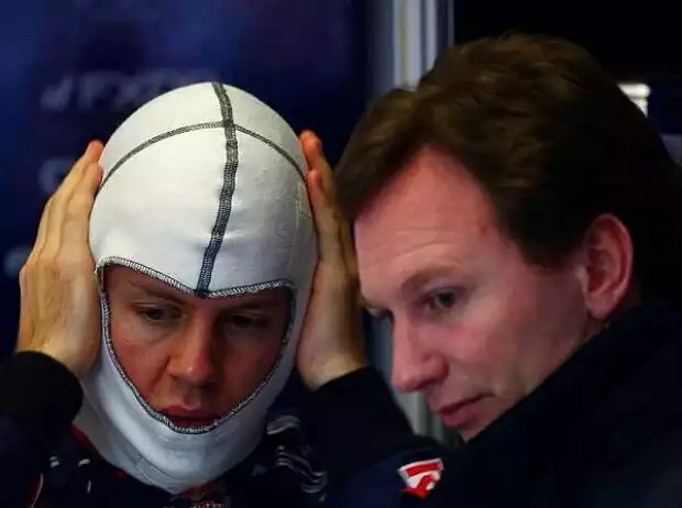 Sebastian Vettel, Christian Horner (Teamchef) Titel-Bild zur News: Sebastian Vettel, Christian Horner (Teamchef)