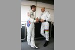 Weltmeister unter sich: Andy Priaulx (BMW Team RBM) und Gabriele Tarquini (SR)