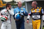 Andy Priaulx (BMW Team RBM), Robert Huff (Chevrolet) und Tom Coronel (SR)