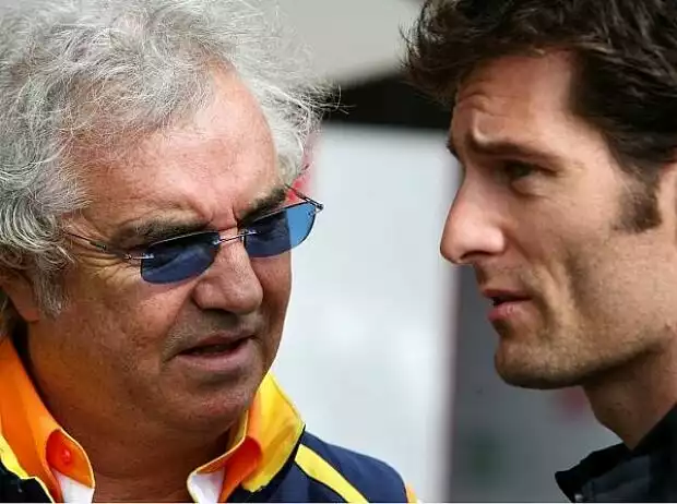 Flavio Briatore und Mark Webber Titel-Bild zur News: Flavio Briatore und Mark Webber