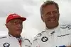 Bild zum Inhalt: Lauda & Danner: "Die Welt wird auf Schumi schauen"