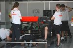 Technische Abnahme bei McLaren