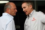 Ron Dennis und Martin Whitmarsh (Teamchef) (McLaren)