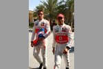 Jenson Button (McLaren) und Lewis Hamilton (McLaren) 