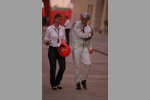 Sabine Kehm und Michael Schumacher (Mercedes) 
