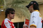 Fernando Alonso (Ferrari) und Robert Kubica (Renault) 
