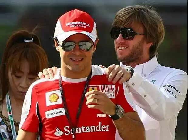 Titel-Bild zur News: Nick Heidfeld, Felipe Massa
