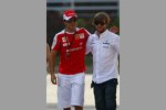 Felipe Massa (Ferrari) und Nick Heidfeld (Mercedes) 