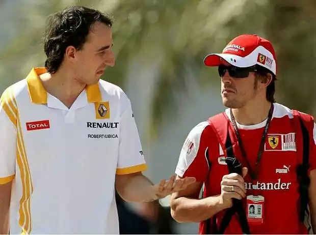 Robert Kubica, Fernando Alonso Titel-Bild zur News: Robert Kubica, Fernando Alonso
