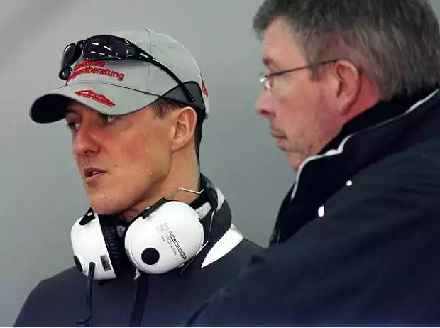 Ross Brawn (Teamchef), Michael Schumacher Titel-Bild zur News: Ross Brawn (Teamchef), Michael Schumacher