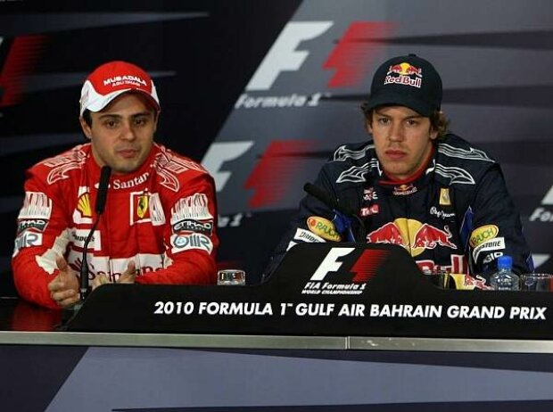 Titel-Bild zur News: Sebastian Vettel, Felipe Massa