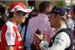 Giancarlo Fisichella (Ferrari) und Rubens Barrichello (Williams) 