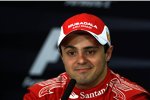 Felipe Massa (Ferrari) in der Pressekonferenz nach dem Qualifying