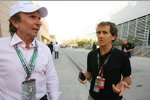 Emerson Fittipaldi und Alain Prost 