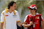 Robert Kubica (Renault) und Fernando Alonso (Ferrari) 