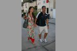 Rubens Barrichello (Williams) mit Ehefrau Silvana