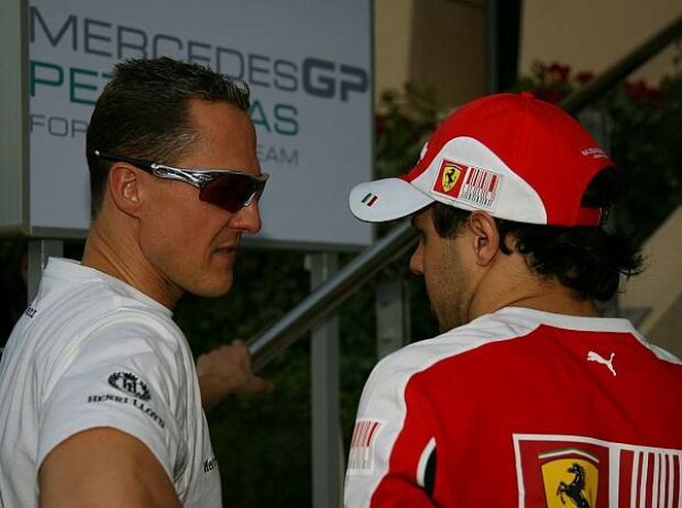 Michael Schumacher und Felipe Massa