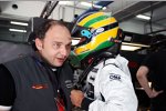 Colin Kolles (Teamchef) und Bruno Senna (HRT) 