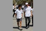 Kamui Kobayashi (Sauber) und Pedro de la Rosa (Sauber) 