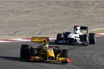 Robert Kubica (Renault) und Pedro de la Rosa (Sauber) 