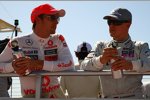 Jenson Button (McLaren) und Michael Schumacher (Mercedes) 