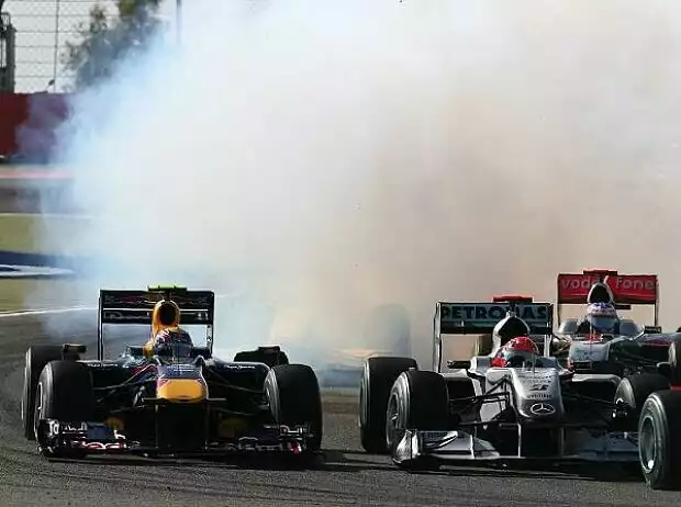 Titel-Bild zur News: Michael Schumacher, Mark Webber