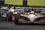 Justin Wilson (Dreyer and Reinbold) vor  Helio Castroneves (Penske)