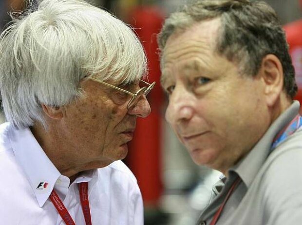 Bernie Ecclestone und Jean Todt