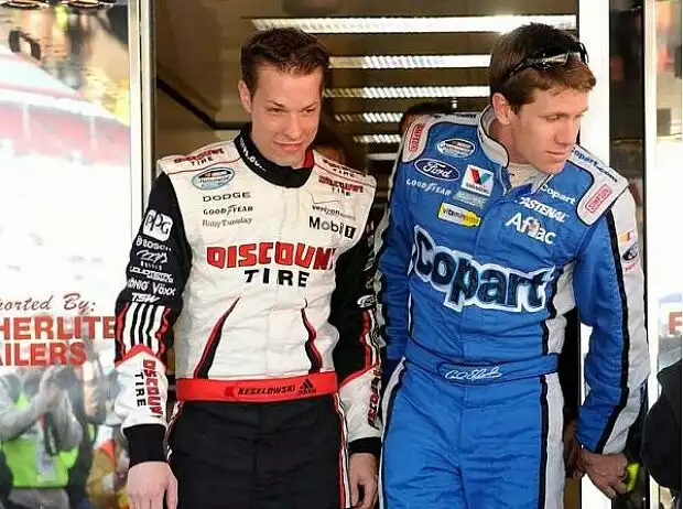 Carl Edwards, Brad Keselowski Titel-Bild zur News: Carl Edwards, Brad Keselowski