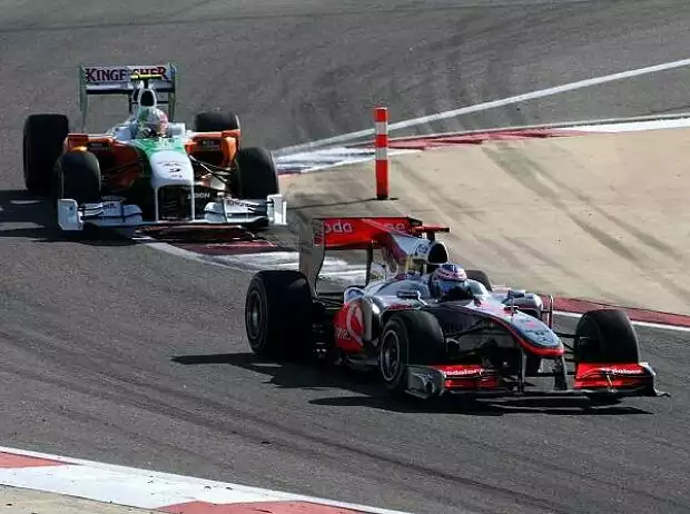 Vitantonio Liuzzi, Jenson Button Titel-Bild zur News: Vitantonio Liuzzi, Jenson Button