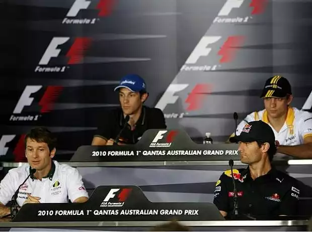 Jarno Trulli, Mark Webber, Bruno Senna, Vitaly Petrov Titel-Bild zur News: Jarno Trulli, Mark Webber, Bruno Senna, Vitaly Petrov