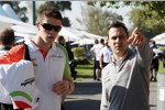Paul di Resta (Force India) und Gary Paffett (McLaren) 
